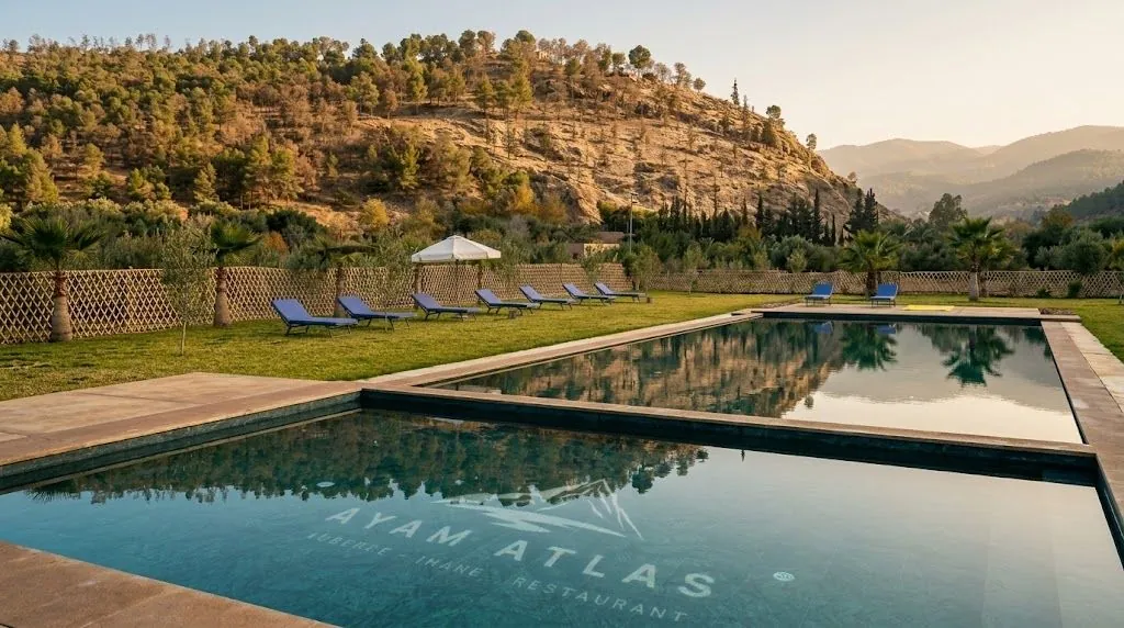 The pool at Jnane Ayam Atlas